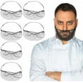 thumbnail image 1 of 100 Pcs Beard Nets Food Service Beard Covers Beard Guards Black Comfortable Protective Beard Covers Beard Mask for Men Facial Hair, 1 of 7
