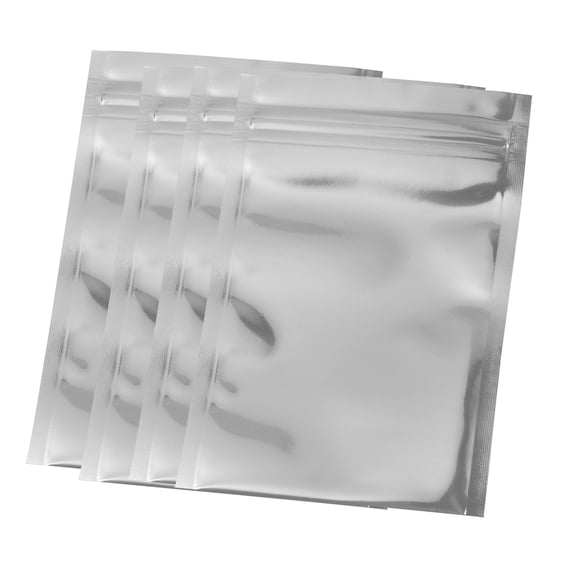 HEMOTON Anti Static Chip Bag for Storage Made of CPP Material Silver Color Double Sided Coating 8x12cm