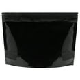 thumbnail image 1 of 100 Pcs Black Child Resistant Exit Bags 12"x9"x4" Zip Lock Pouch Smell Proof Bag, 1 of 5