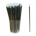 thumbnail image 1 of 100 Pcs Black Plastic Straws Disposable Individual Packaging Drinking Plastic Straws 7.48 Inch Coffee Stirrer Sticks for Mixing Coffee Milk Cocktail Hot Water Cold Drinks Home Kitchen Bars Supplies, 1 of 5