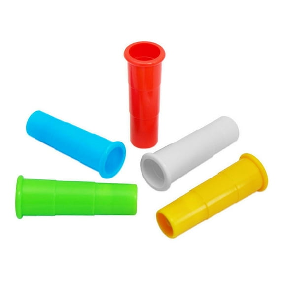 100 Pcs Blowing Nozzle Set for Balloons Bulk Balloon Blowing Tools Mouthpiece for Balloon Inflating Lung Capacity Training Breathing Exercises