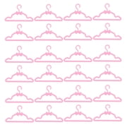 Homemaxs 100-Piece Mini Clothes Hangers Set for Doll Accessories, Small Garments, and Toy Wardrobe Organization