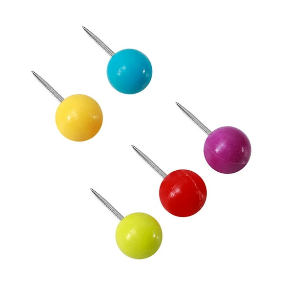 100 Pcs/Box Head Straight Pins DIY Sewing Quilting Sewing Push Sewing Head Pins Ball Straight Pins Office