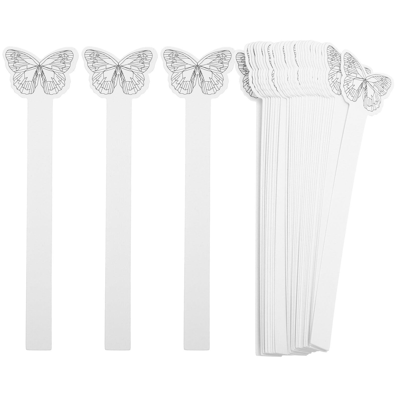 100 Pcs Butterfly Paper Fragrance Test Strips Essential Oil Perfume