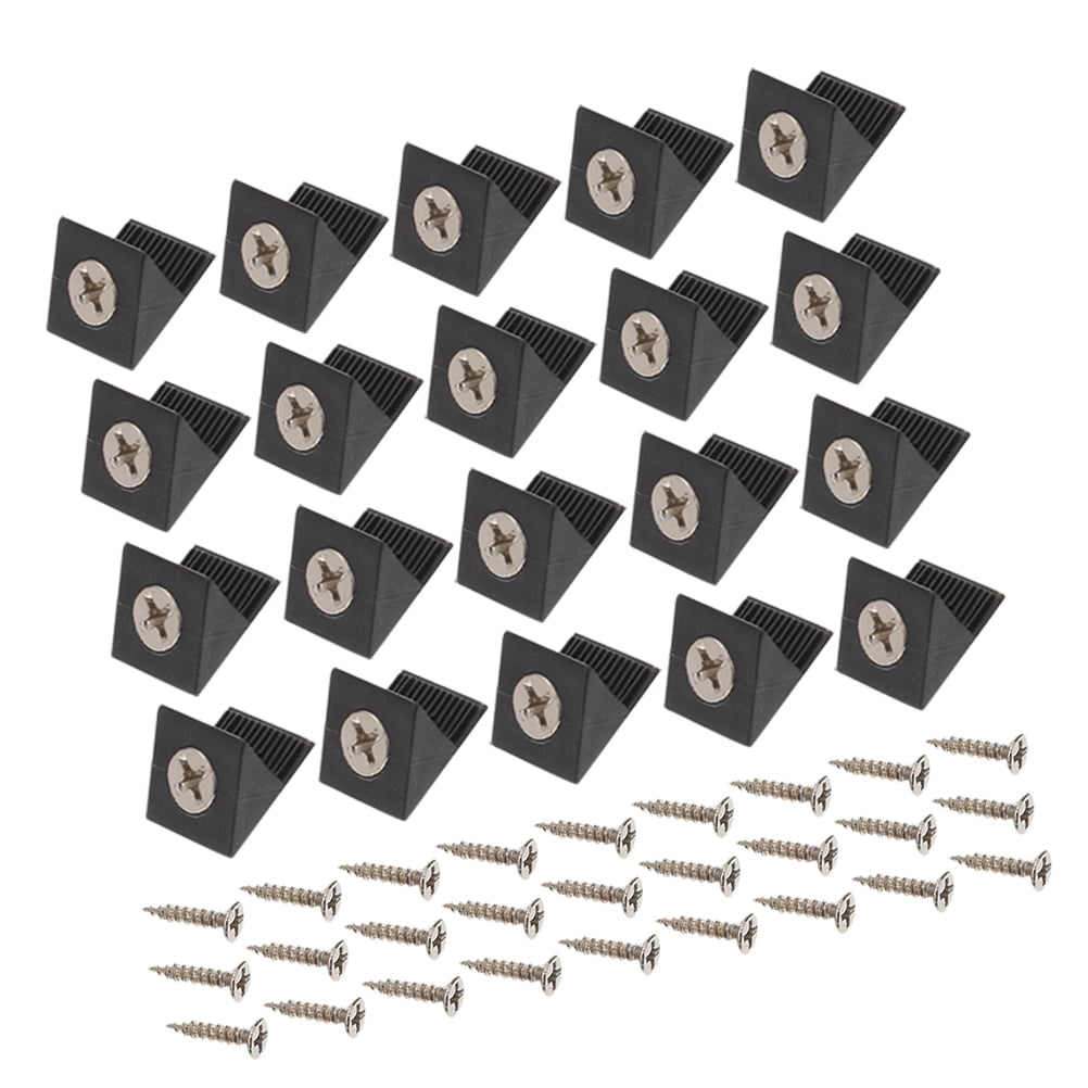 100 Pcs Accessories Wedges Furniture Corner Code Bracket Iron