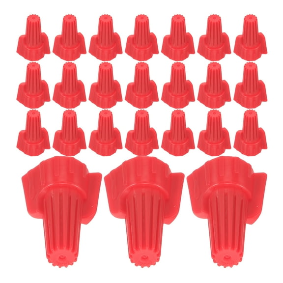 BESTYASH Wire Connector Nuts Red PP for Easy and Quick Operation 100Pcs