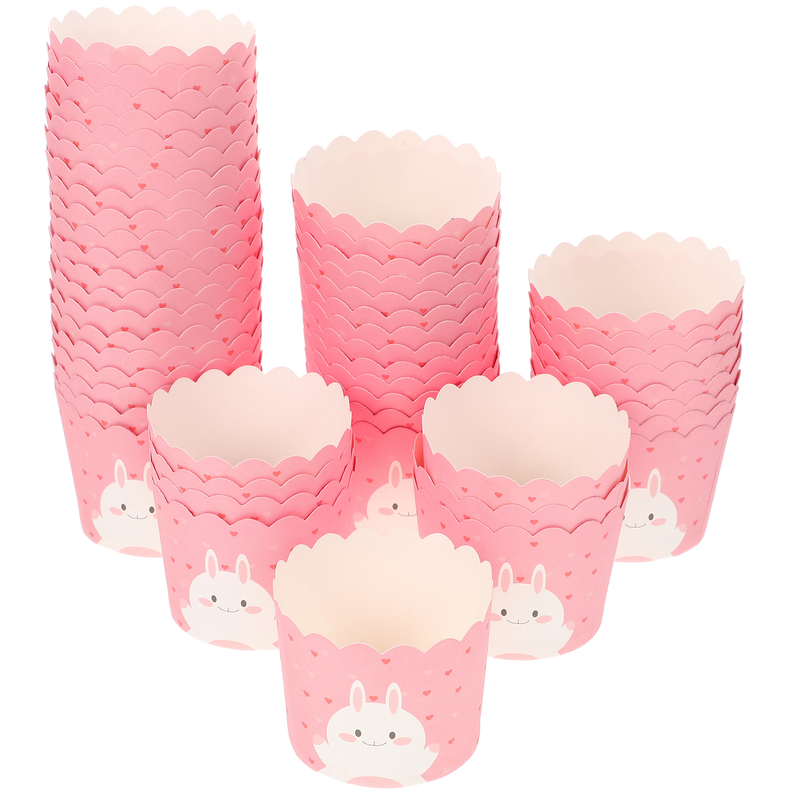100 Pcs Cake Cups Cupcake Wrappers Party Liners Supplies Paper Packing ...