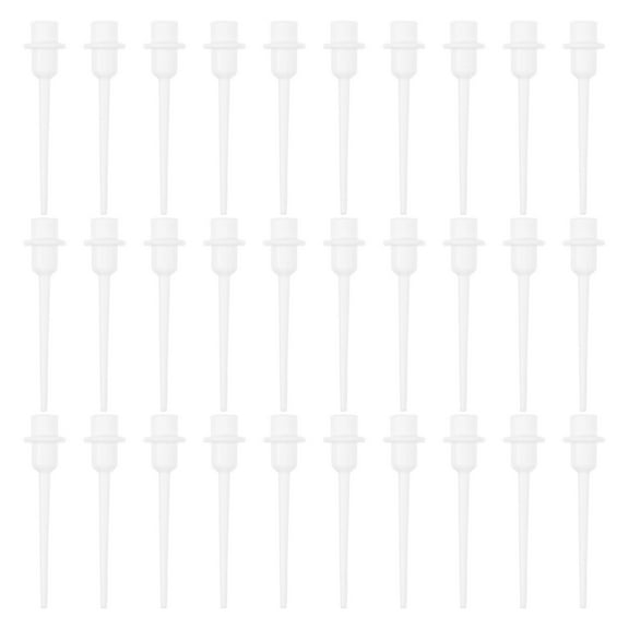 Cake Insert Decor Plastic Nails for DIY Dessert Decoration White Food Grade Safe and Pcs