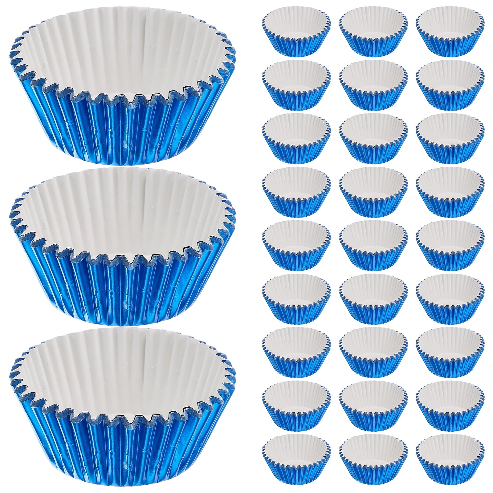 100 Pcs Cake Tray Muffins Paper Cups Liners Foil Cupcake Cases Baking Gift Wrapping