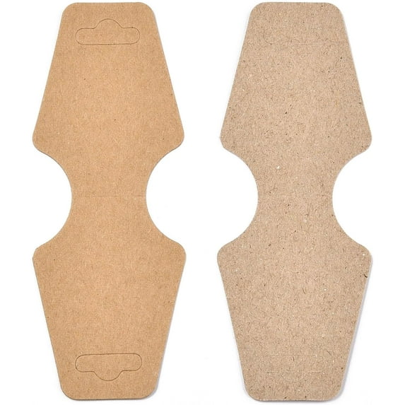 100 Pcs Cardboard Jewelry Display Cards Jewelry Hang Tags Multipurpose Jewelry Display Cards DIY