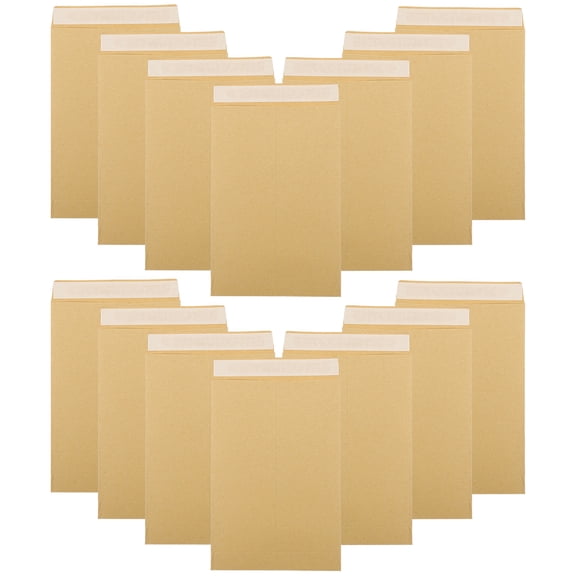 100 Pcs Cash Self-adhesive Envelope Stick Envelopes Kraft Paper Cellophane Bags Chinese Style Money Organizer Wedding