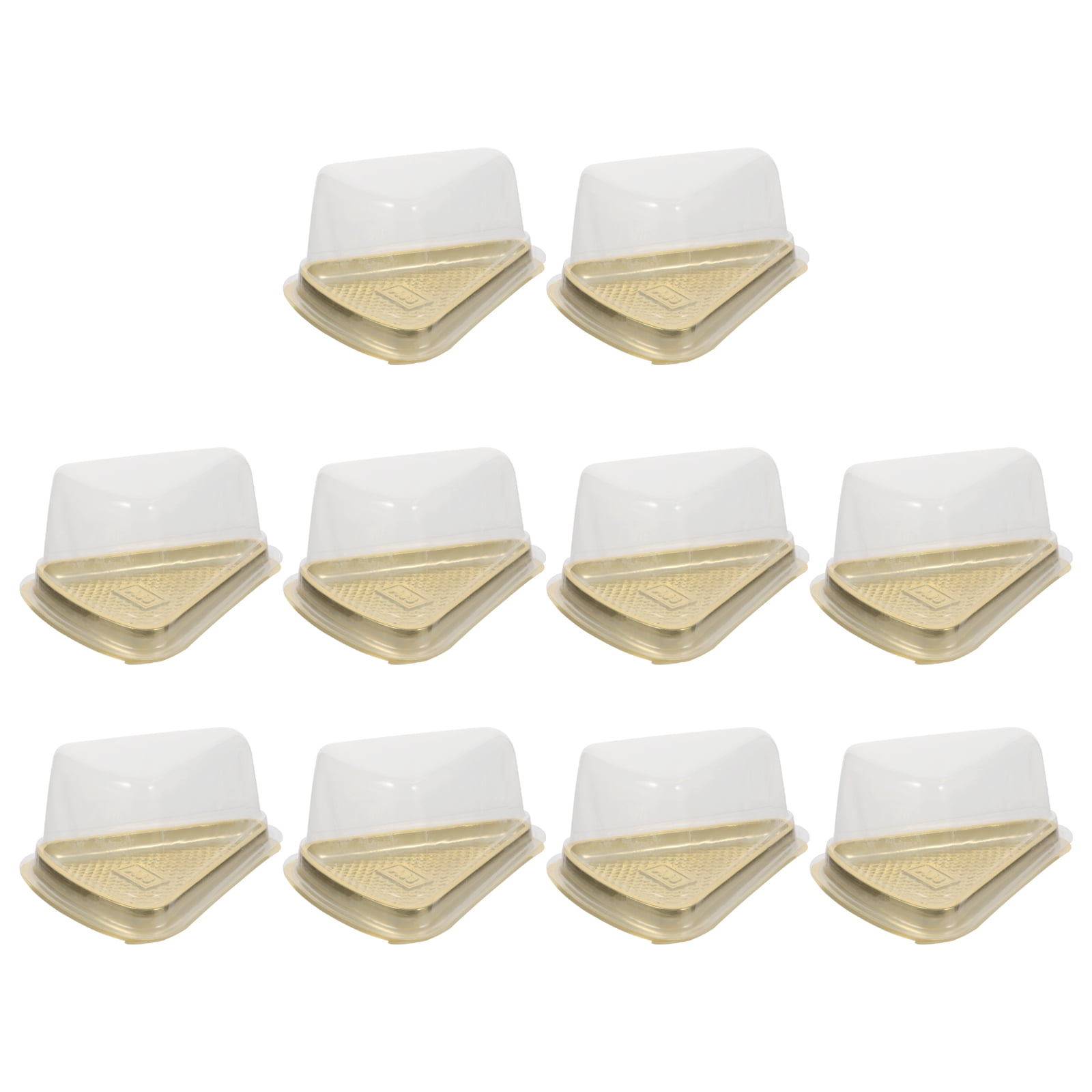100 Pcs Cheesecake Box Triangular Storage Boxes Packaging Boxes Storage