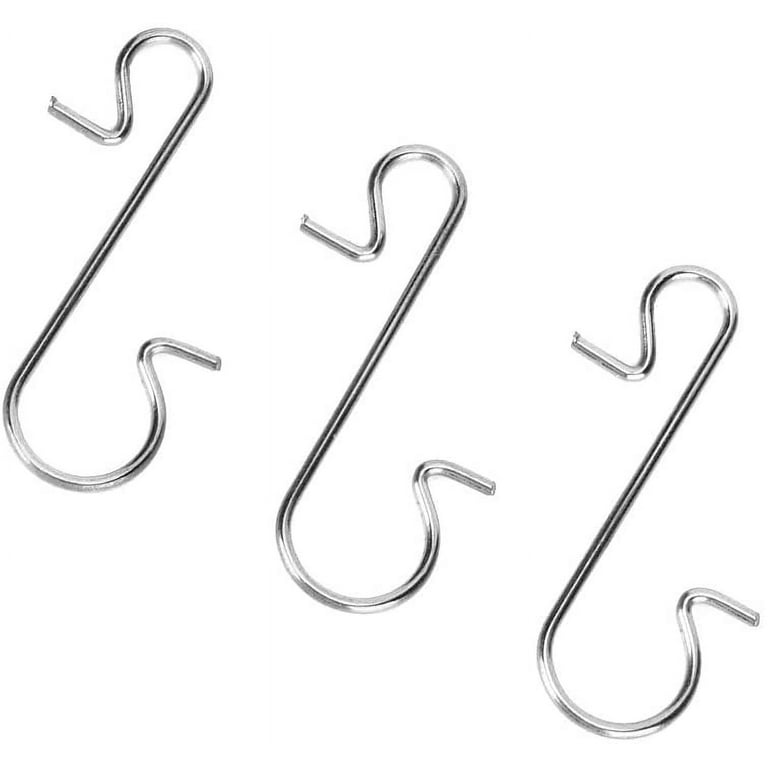 R N' D Toys Tree Ornament Hooks - Christmas Tree Decorating Metal Wire Hangers for Hanging Decorations - Pack of 120 (Silver)