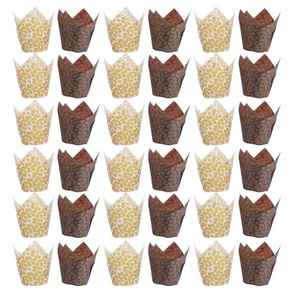 SHOWERORO Cupcake Liners Assorted Color 100Pcs 2x2x3in