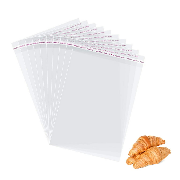  240Pcs Clear Self Sealing Cellophane Bag 4x6 Inches 1.4 Mils  Clear Plastic Bags Reusable Self Adhesive Cello OPP Bags for Candy, Bakery  Cookie Bags, Treat, Jewelry, Cards : Health & Household