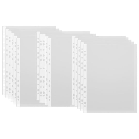 100 Pcs Fireproof File Folder Inserts Loose Leaf Bags Office