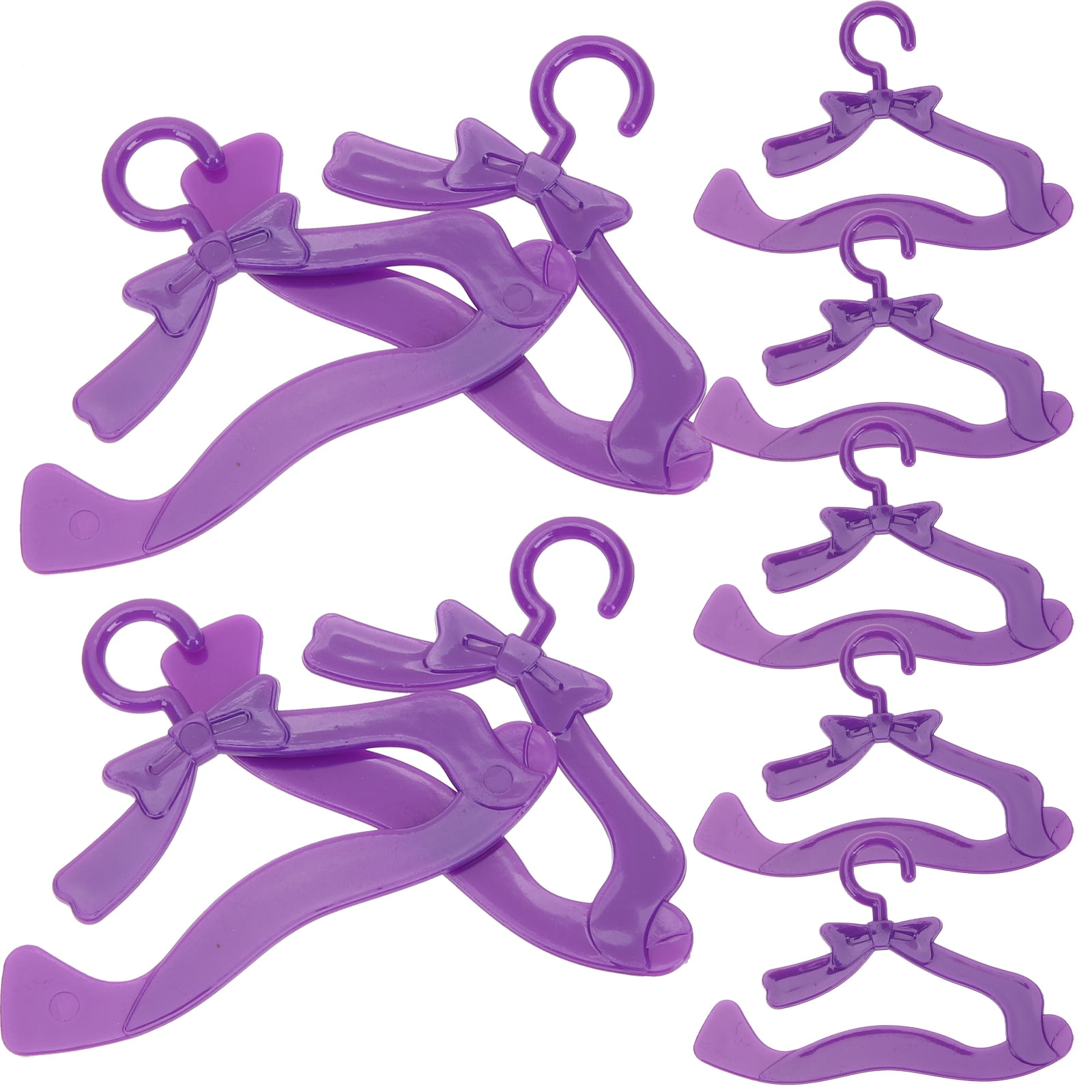 100 Pcs Coat Hangers Mini Clothes Rack Mini Hangers Dolls Outfit Hanger