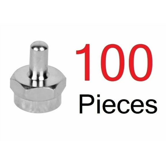 100 Pcs Coax Male Terminator Caps Lot Cable Tv End Catv Splitter Port 75 Ohm F81