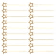 thumbnail image 1 of 100 Pcs Cocktail Decor Drink Garnish Martini Olive Picks Creative Five-pointed Star Disposable Fruit Sticks Wood, 1 of 6
