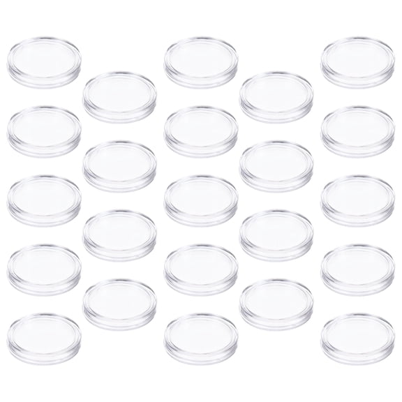 100 Pcs Coins Coin Cases for Collectors Coin Capsules Holder Collection Supply Portable Coin Holder Coin Storage Box Accessories Plastic