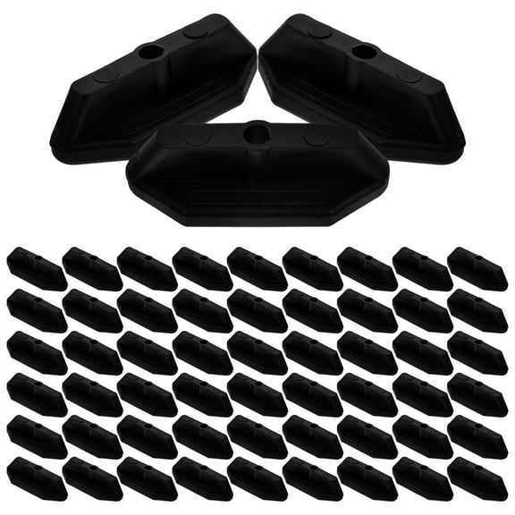 100 Pcs Composite Decking Fasteners Camo Fastening System Board Clips Spacers Black
