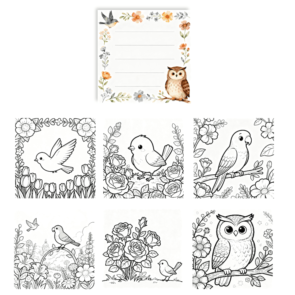 100 Pcs Creative Sticky Notes: Double-Sided Design (Coloring & Message ...
