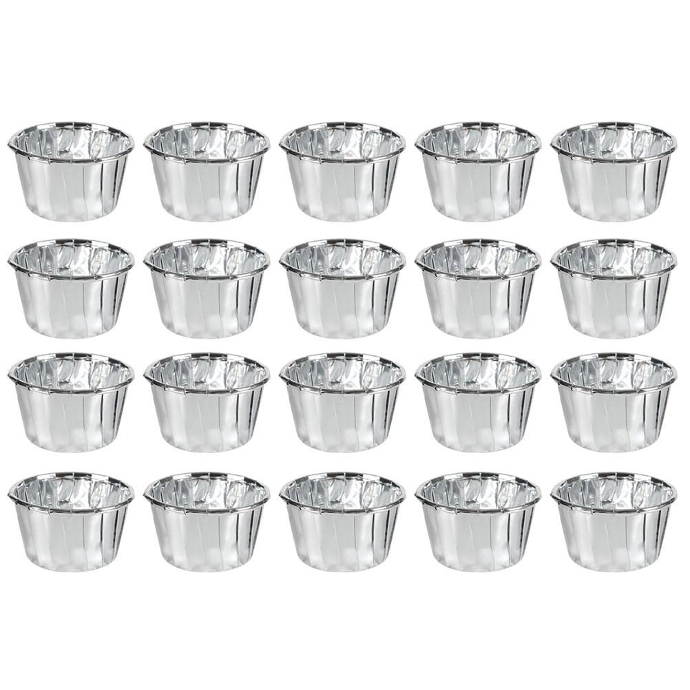 100 Pcs Curled Cake Paper Cups Heat-resistant Muffin Cup Cake Holder ...