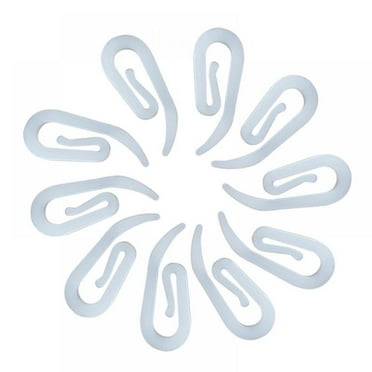 100 Pcs Curtain Hooks Ring 6 Shape Pattern Window Hanger Indoor Home Decor Accessory
