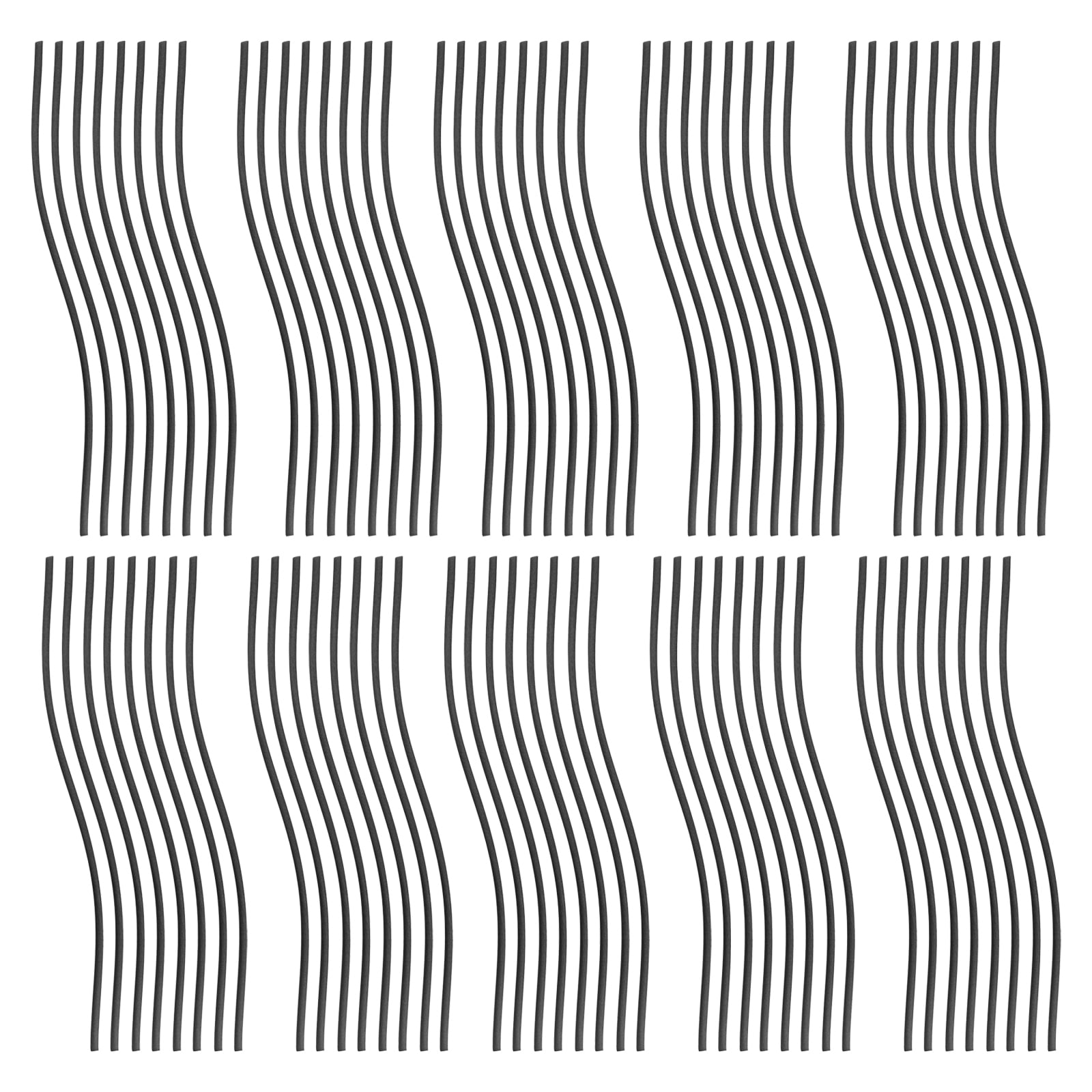 100 Pcs Curved Aromatherapy Stick Essential Oil Diffuser Diffusers ...