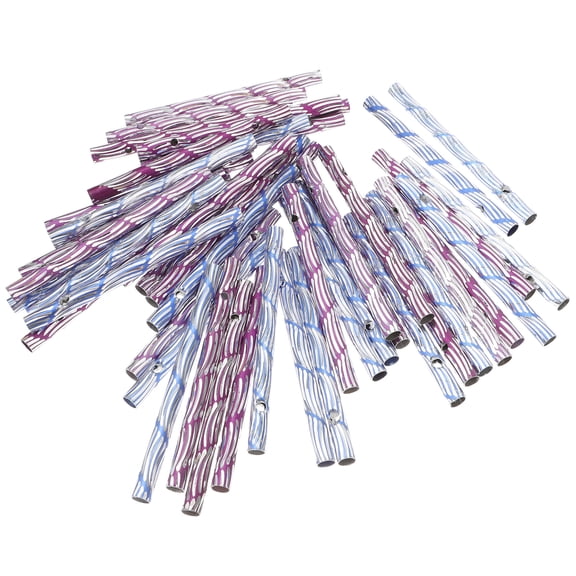 CRILSTYLEO Aluminum Wind Chime Tubes Assorted Color for DIY Projects and Outdoor Decor 100Pcs