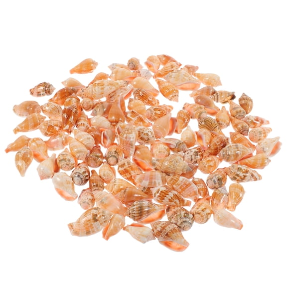 FENGGUIQU 100Pcs Assorted Color Conch Shells for Fish Tank Decoration and Supplies