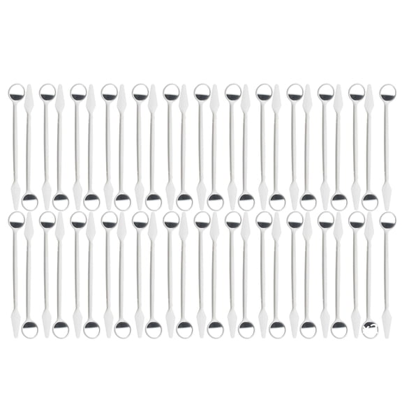 100 Pcs Dental Mouth Mirrors, Disposable Oral Mirror, 6.5 in / 16.5 cm Dental Examination Mirror with Plastic Handle, Dental Mirror for Dental Use