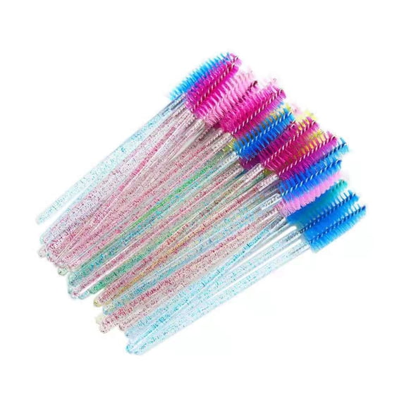100 Pcs Disposable Eyelash Brushes for Eyelash Extension and Makeup Eye Tools Wholesale Crystal-Mix-100pcs