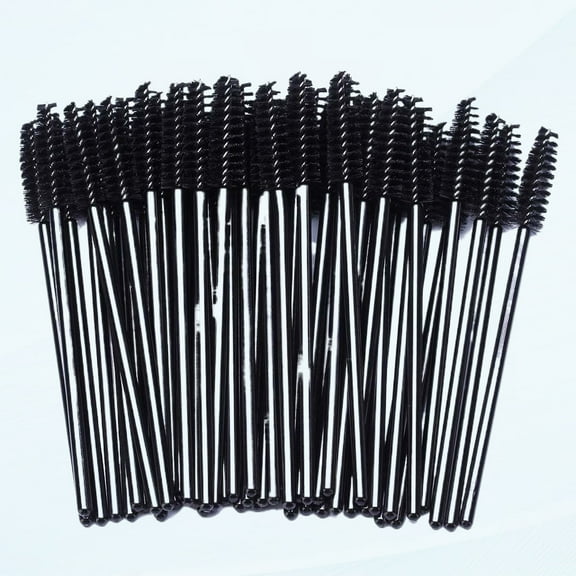 100 Pcs Disposable Eyelash Spoolies Mascara Brush Applicator Lash Wand Lashes Eyebrow Spooly Brush for Extension