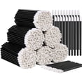 thumbnail image 1 of 100 Pcs Disposable Lip Lint Free Applicators Lipstick Testers Wands Applicators for Makeup Lip Brushes Makeup Beauty Tool Black, 1 of 5