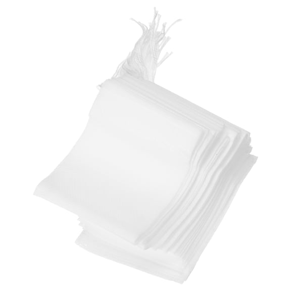 100 Pcs Disposable Tea Bags for Loose Leaf Tea, Tea Filter Bags Empty Tea Bags (3.1 x 2.4inch)