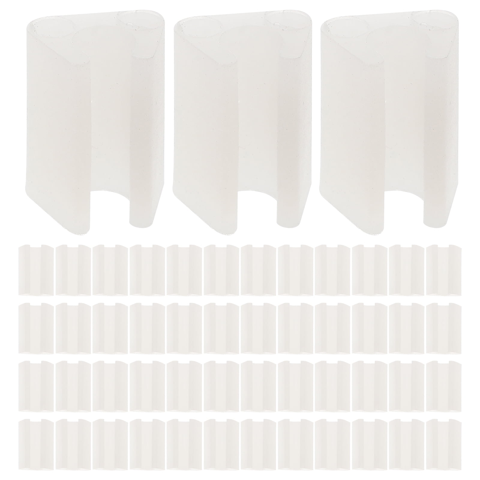 100 Pcs Drain Basket Mat Bumpers Chairs Plastic Floor Protector Sink