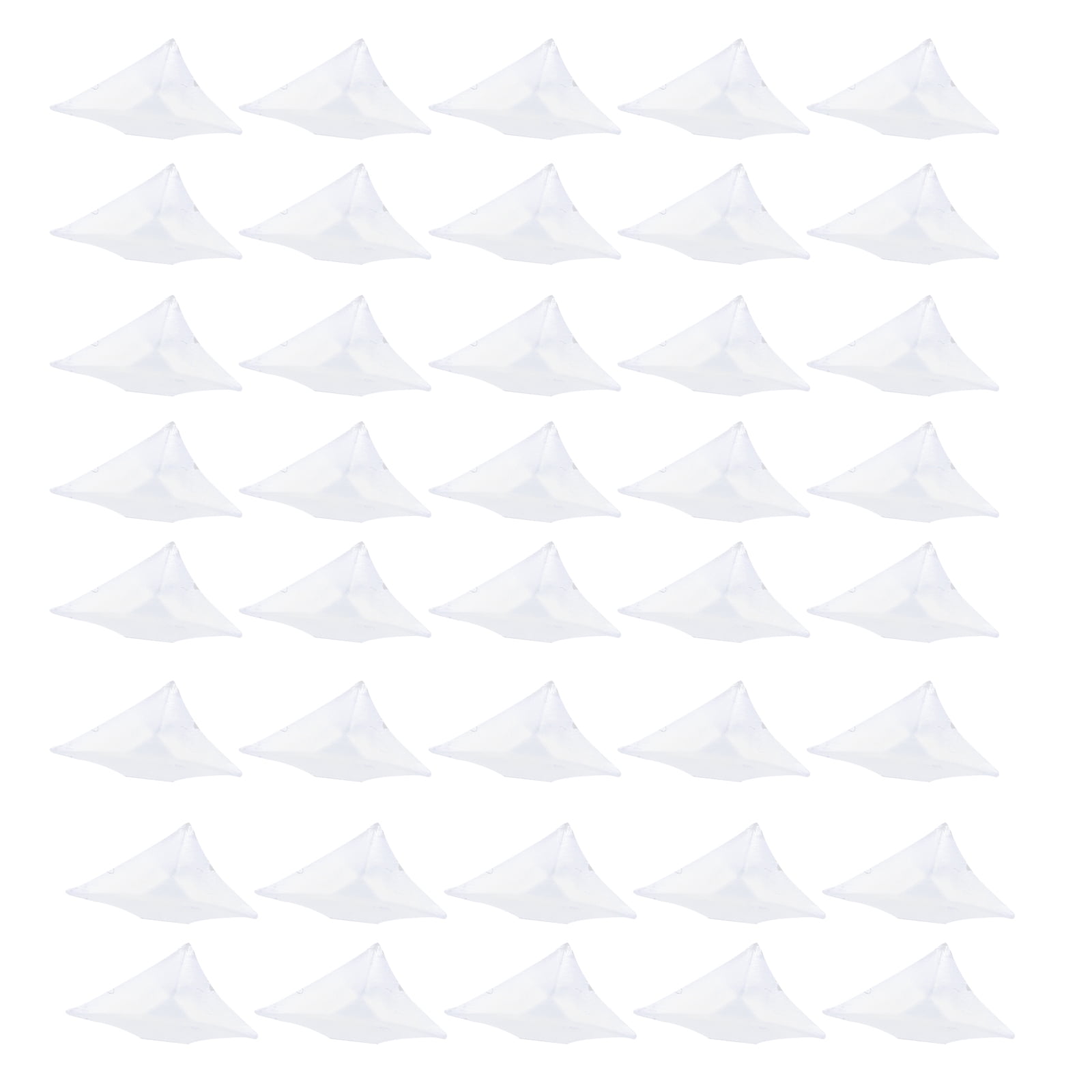 100 Pcs Drawer Dust Corner Soft Gel Guard Safety Bumper Drawers