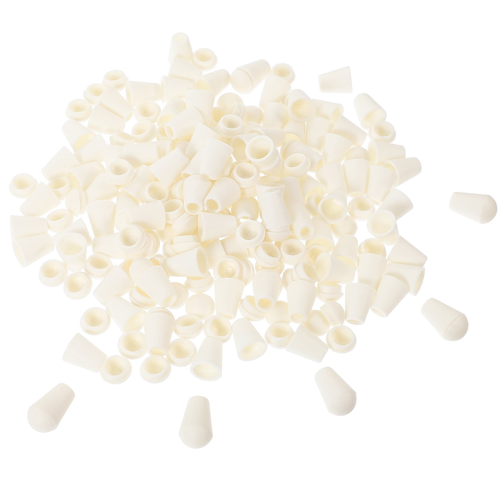 100 Pcs Drawstring Buckle Lanyard Rope Locks Plastic Rope Ends Bell