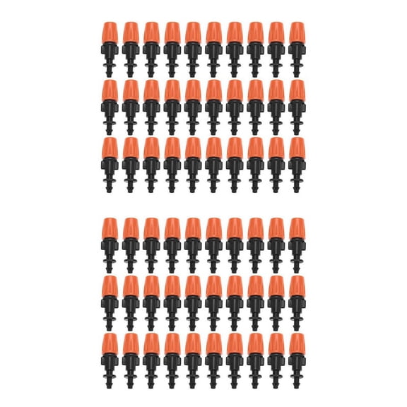 100 Pcs Drip Irrigation Nozzle, Water Nozzle, Adjustable in 2 Modes: Water Mist and Water Column