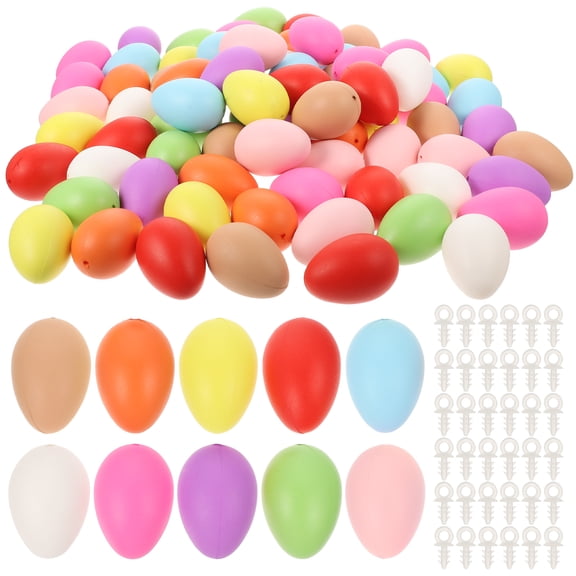 HEALEEP Eggs To Decorate Assorted Color 100pcs