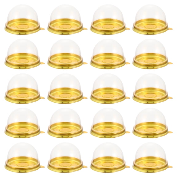 NIAIZEK Clear Dome Cupcake Containers 100 Count - Bakery Supplies, Party Dessert Boxes for Home and Commercial Use