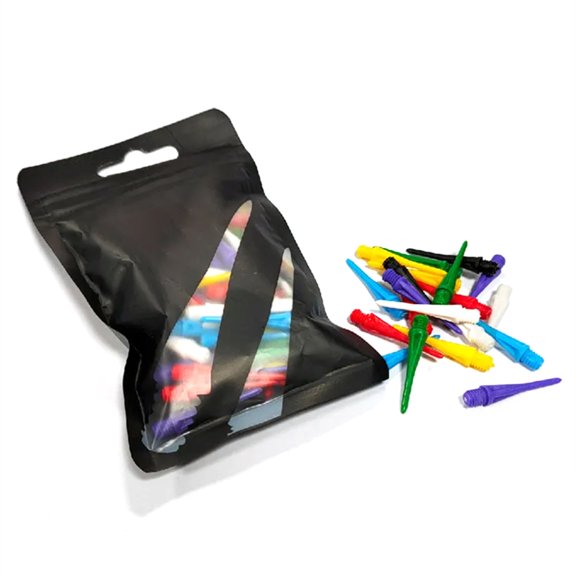 100 Pcs Electronic Board Soft Tip Point Dart 2BA Thread Plastic Tip Point