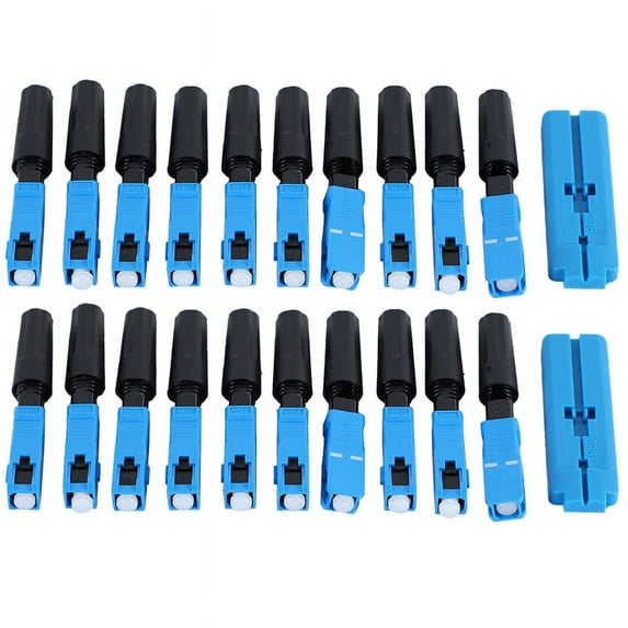 100 Pcs Embedded Fiber Optic Fast Connector Ftth Single-Mode Fiber Optic Quick Connector Adapter Field