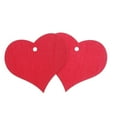 thumbnail image 1 of 100 Pcs Embellishment Decoration Ornament Wedding Sign Heart Decorations Label Red, 1 of 8