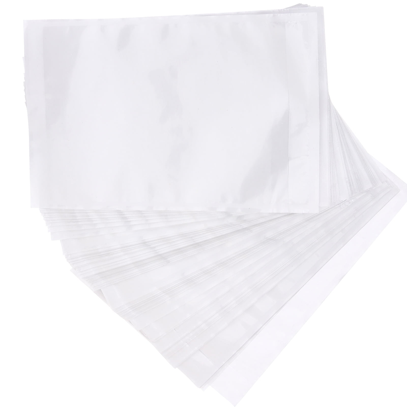 100 Pcs Envelopes Tag Packing List Shipping Label Sleeves Sets Stickers White or
