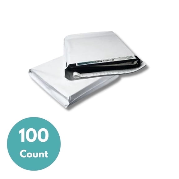 MMBM White Expansion Poly Mailers 20 x 24 Inch 3 Mil Waterproof Pouches for Retail and Personal Shipping 100 Pack