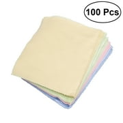100 Pcs Eyeglasses Microfiber Cleaning Cloth Phone Screen Optical Lens Cleaner Cloth