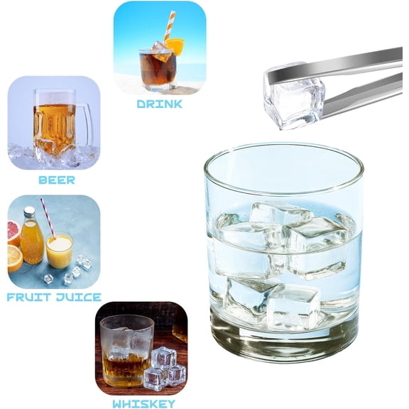 100 Pcs Fake Ice Cube 0.7'' Acrylic Ice Cube, Reusable Ice Cubes Vase Fillers for Centerpieces (White)$$Home Decor, Kitchen, & Other