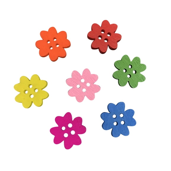 100 Pcs Fancy Buttons Fun Sewing Accessories Child